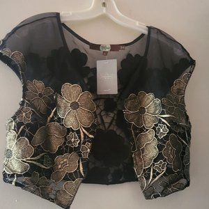 Crop Sheer Bolero